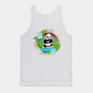 Panda eating Tank Top